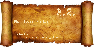 Moldvai Rita névjegykártya
